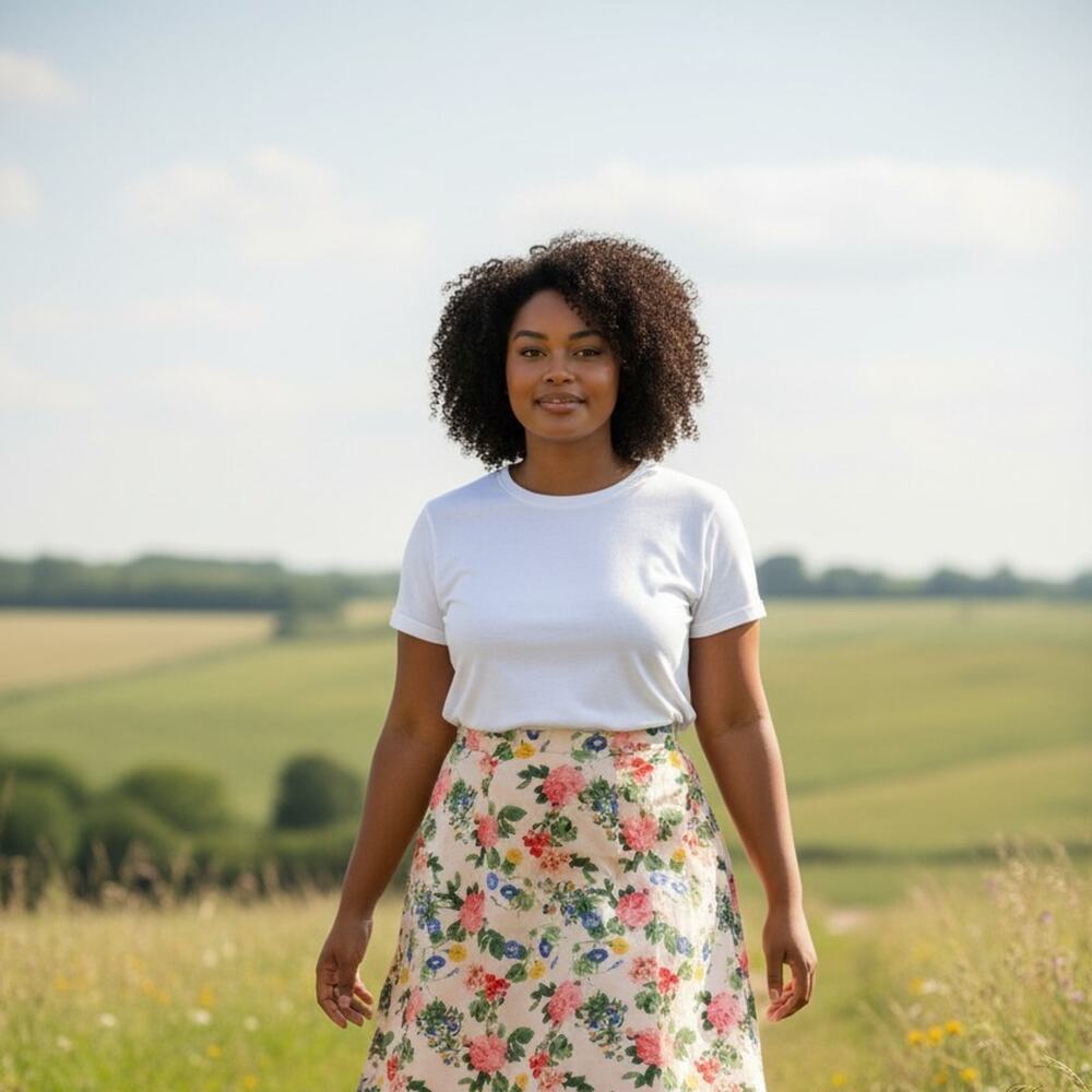 NEW Old Navy Skirt Womens XXL Multicolor Floral Linen Blend A Line Mini Summer